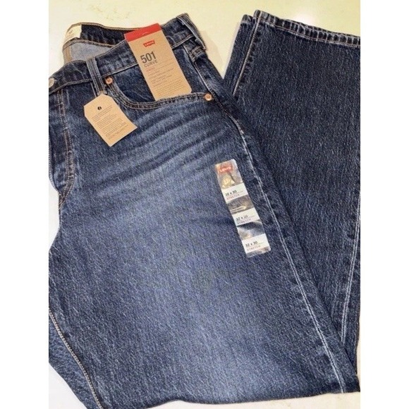 Levi's Denim - Levi's 501 Curve Premium Women's High Rise Button Fly Jeans Straight 32x30 NWT